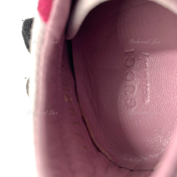 Auth Gucci Baby Pink Logo Shoes Size EU 16 - Picture 12 of 15
